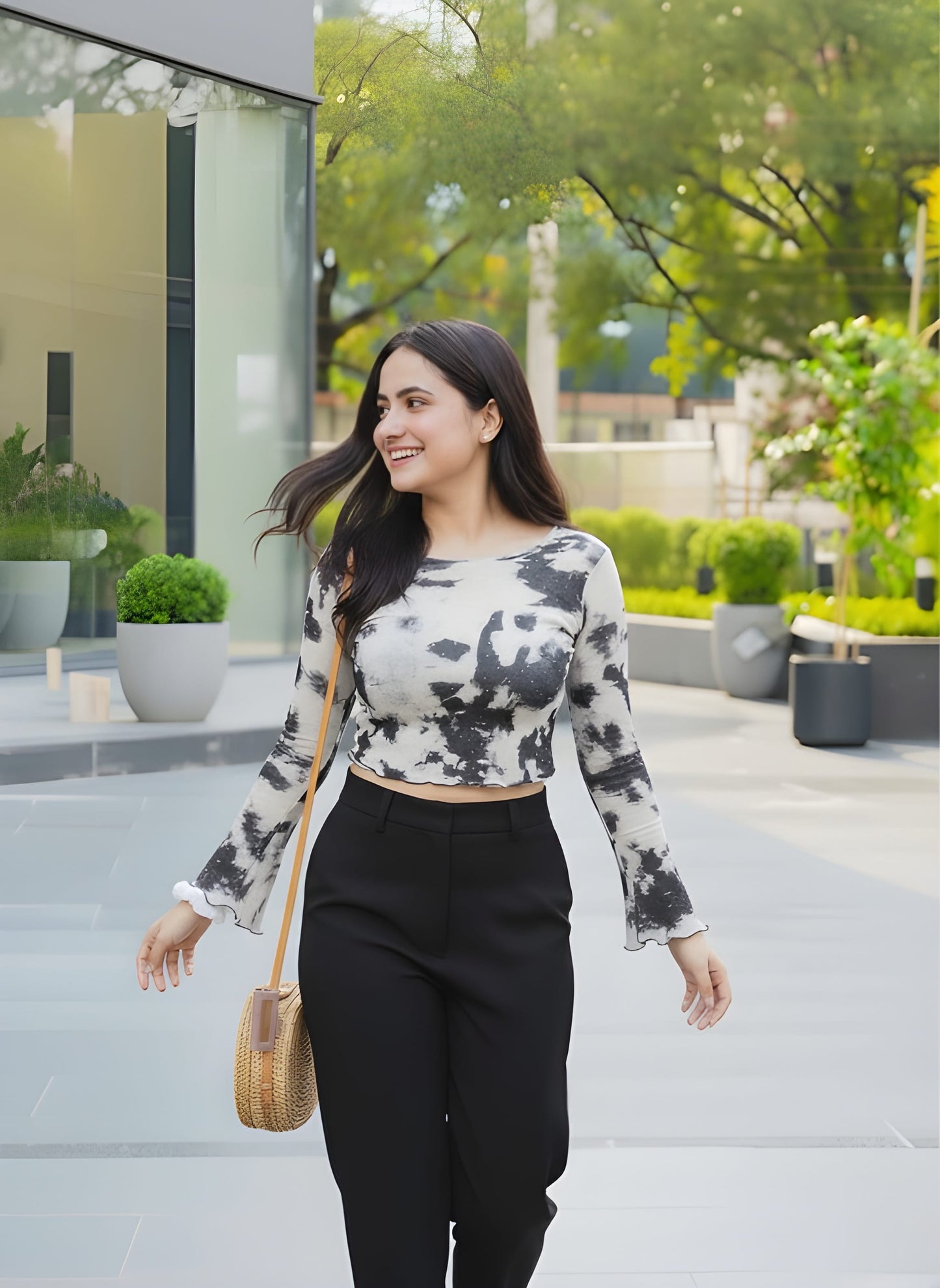 The Cloud Dye Crop Top