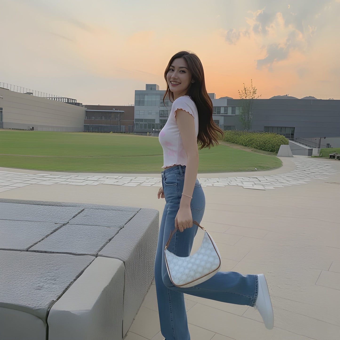 The 'Cotton Candy' Tie-Dye Ribbed Crop Top