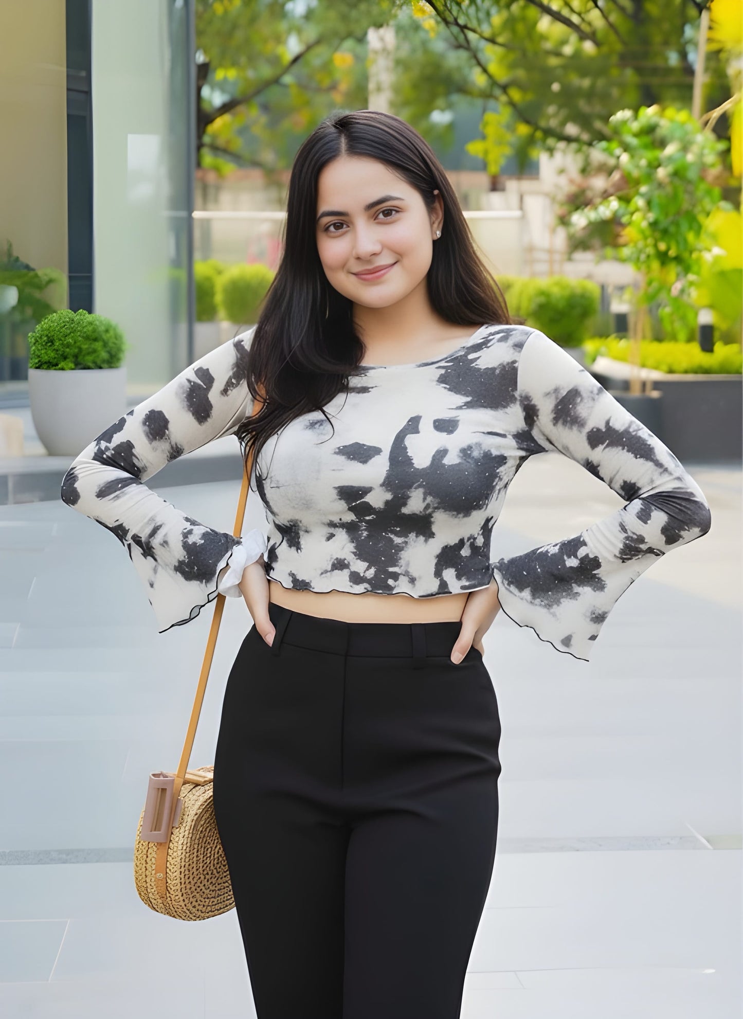 The Cloud Dye Crop Top