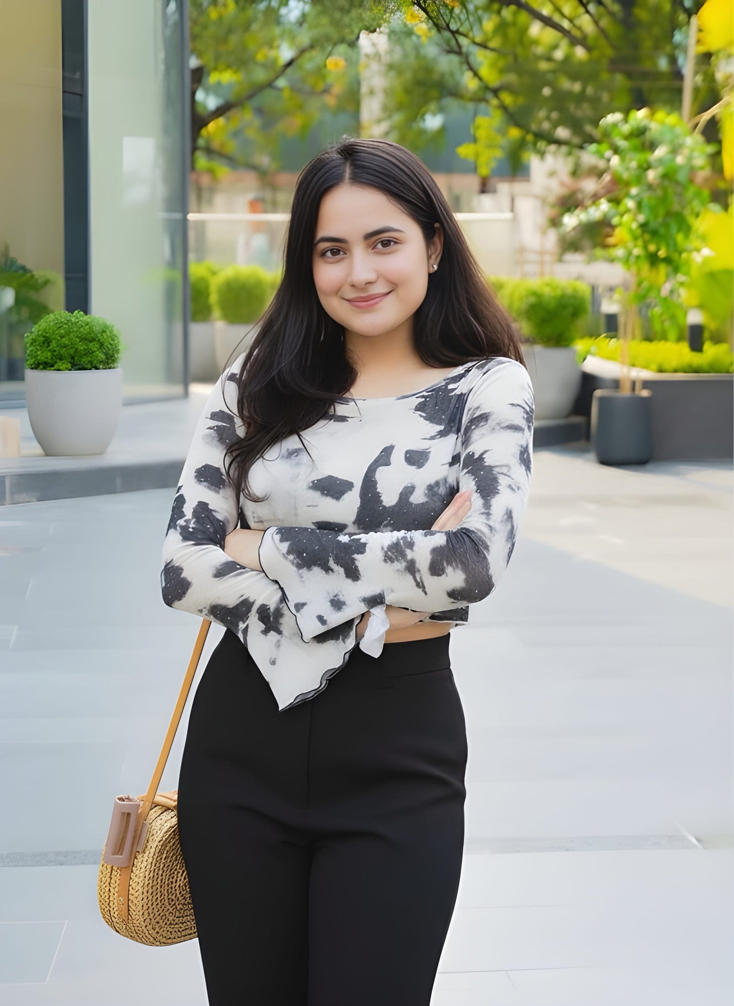 The Cloud Dye Crop Top